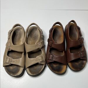 SAS Relaxed Walking Sandals Size 9.5 M preowned